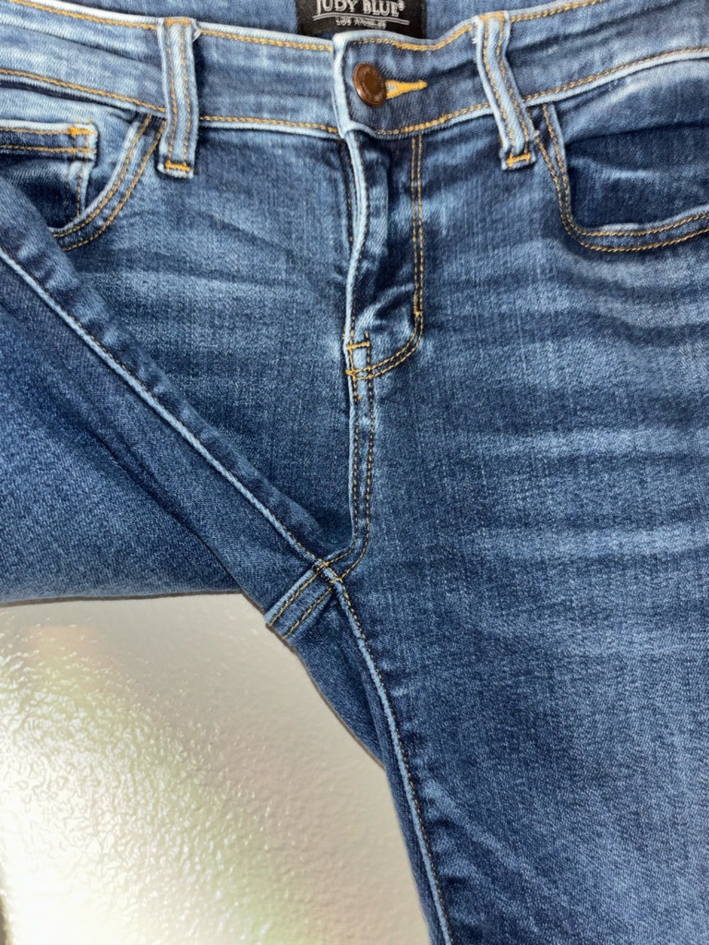 Judy Blue Bristol Sienna Handsand Skinny Jeans Medium Wash Woman's 9 JB82106MD - Picture 10 of 16